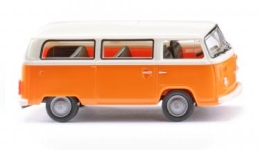 Wiking 031802 - H0 - VW T2b Bus - orange/weiß